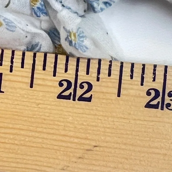 Free People Daisy Floral Peasant Blouse Womens Medium M White Boho Festival - Picture 4 of 16